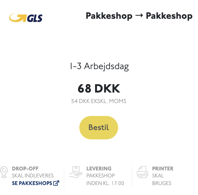 med GLS billigt Pakke.dk Blog